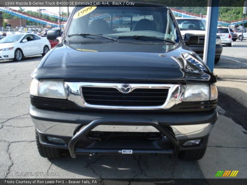 Black / Gray 1999 Mazda B-Series Truck B4000 SE Extended Cab 4x4