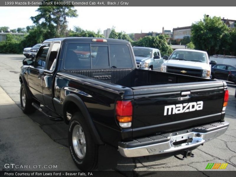 Black / Gray 1999 Mazda B-Series Truck B4000 SE Extended Cab 4x4