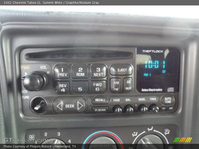 Summit White / Graphite/Medium Gray 2002 Chevrolet Tahoe LS