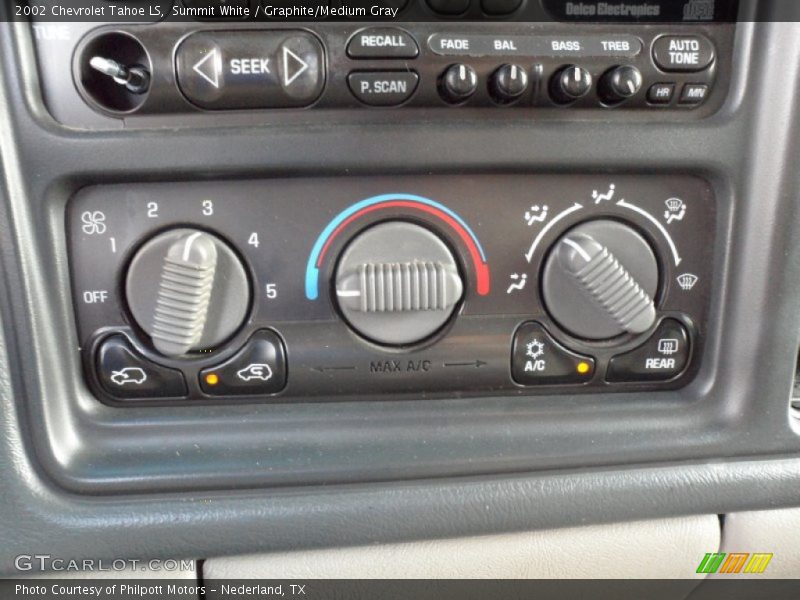 Summit White / Graphite/Medium Gray 2002 Chevrolet Tahoe LS