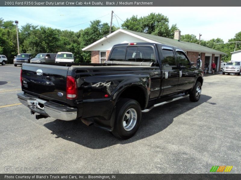 Black / Medium Parchment 2001 Ford F350 Super Duty Lariat Crew Cab 4x4 Dually