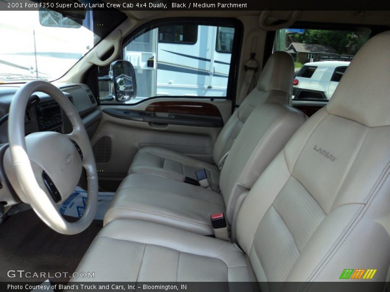  2001 F350 Super Duty Lariat Crew Cab 4x4 Dually Medium Parchment Interior