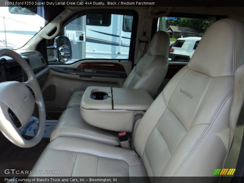 Black / Medium Parchment 2001 Ford F350 Super Duty Lariat Crew Cab 4x4 Dually