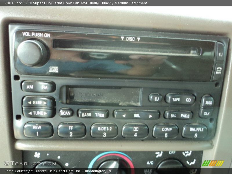 Black / Medium Parchment 2001 Ford F350 Super Duty Lariat Crew Cab 4x4 Dually