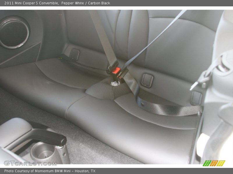 Pepper White / Carbon Black 2011 Mini Cooper S Convertible