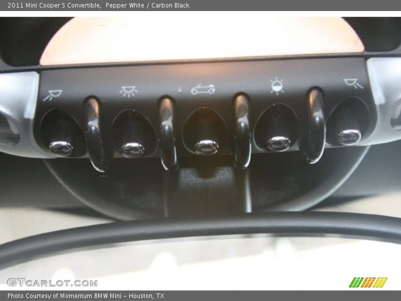 Pepper White / Carbon Black 2011 Mini Cooper S Convertible