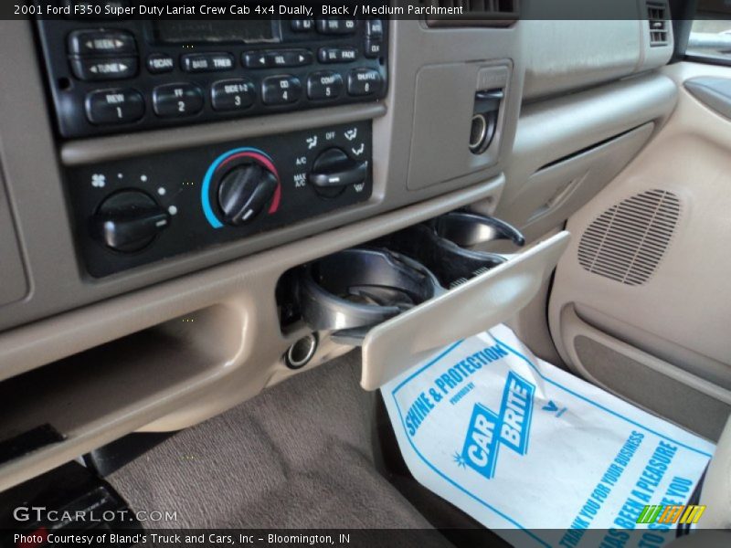 Black / Medium Parchment 2001 Ford F350 Super Duty Lariat Crew Cab 4x4 Dually