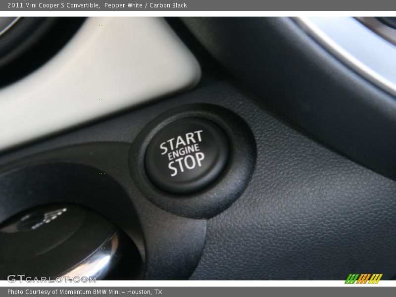 Pepper White / Carbon Black 2011 Mini Cooper S Convertible