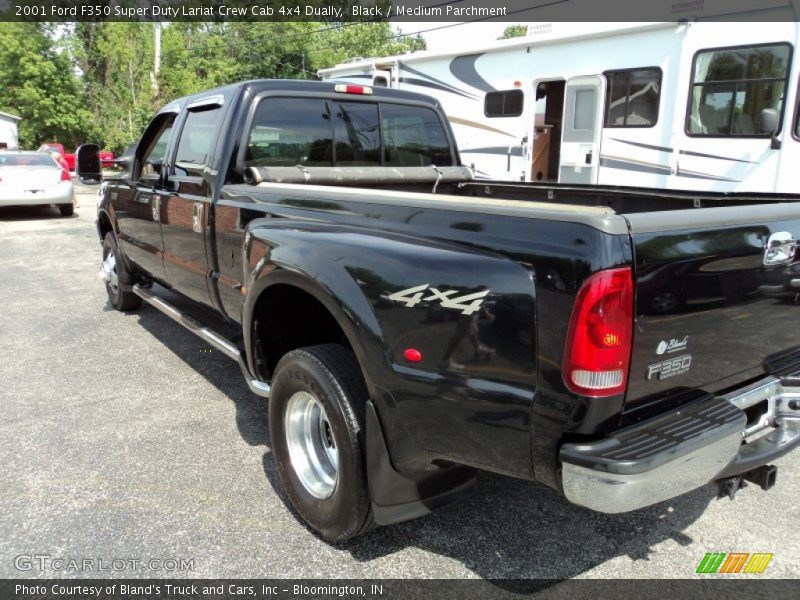 Black / Medium Parchment 2001 Ford F350 Super Duty Lariat Crew Cab 4x4 Dually