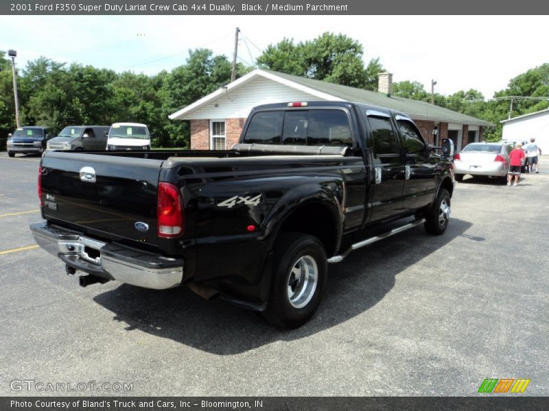 Black / Medium Parchment 2001 Ford F350 Super Duty Lariat Crew Cab 4x4 Dually
