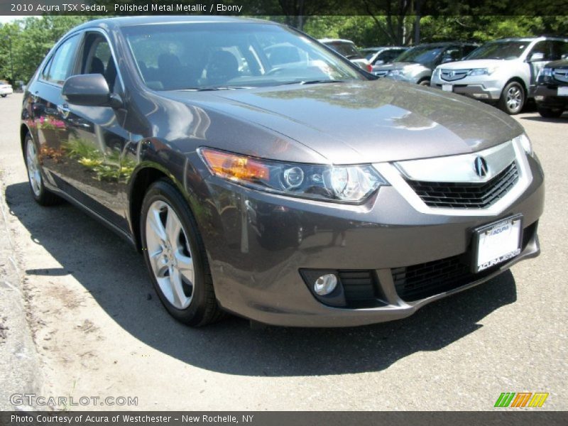 Polished Metal Metallic / Ebony 2010 Acura TSX Sedan