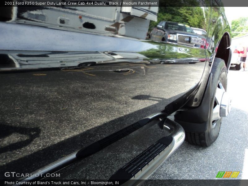 Black / Medium Parchment 2001 Ford F350 Super Duty Lariat Crew Cab 4x4 Dually