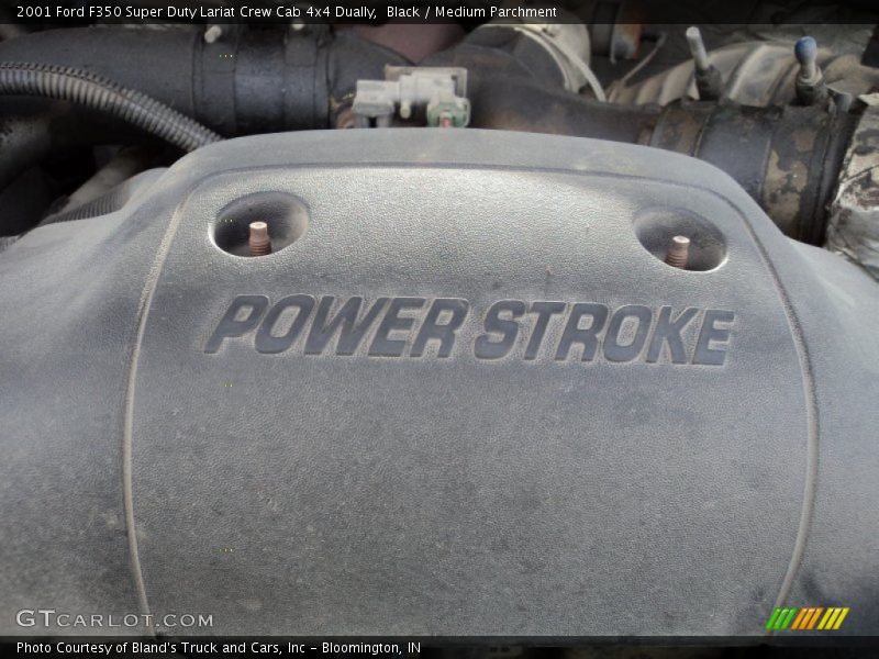 Black / Medium Parchment 2001 Ford F350 Super Duty Lariat Crew Cab 4x4 Dually