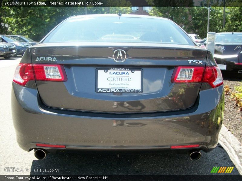 Polished Metal Metallic / Ebony 2010 Acura TSX Sedan