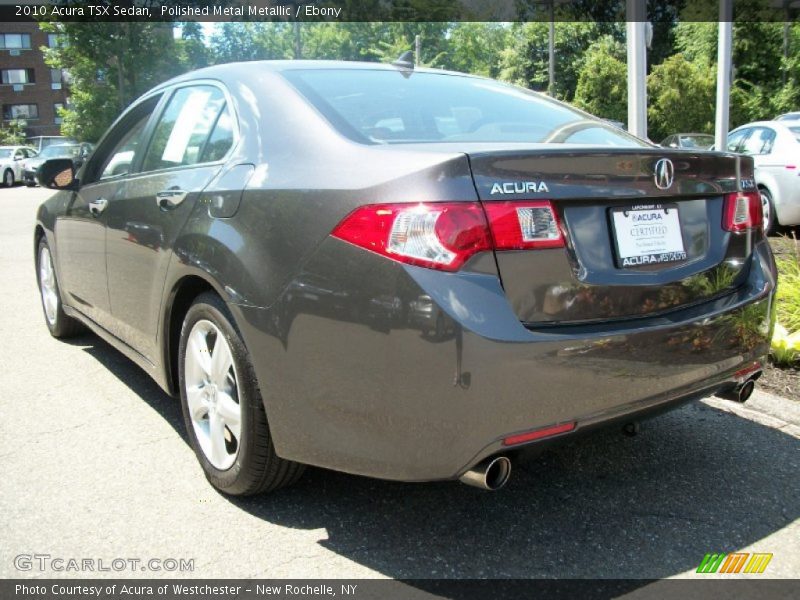 Polished Metal Metallic / Ebony 2010 Acura TSX Sedan