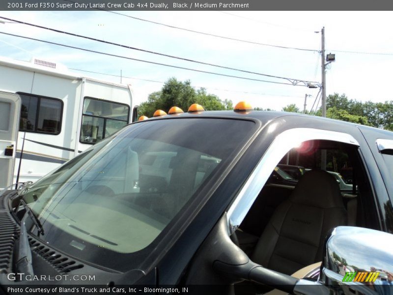 Black / Medium Parchment 2001 Ford F350 Super Duty Lariat Crew Cab 4x4 Dually