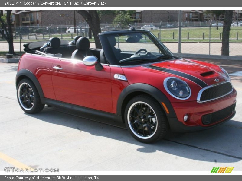 Chili Red / Carbon Black 2011 Mini Cooper S Convertible