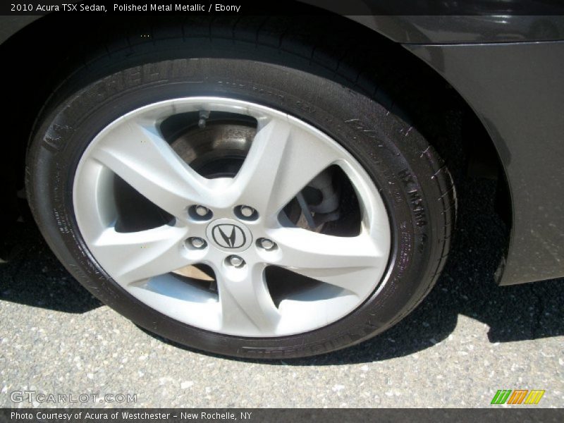 Polished Metal Metallic / Ebony 2010 Acura TSX Sedan