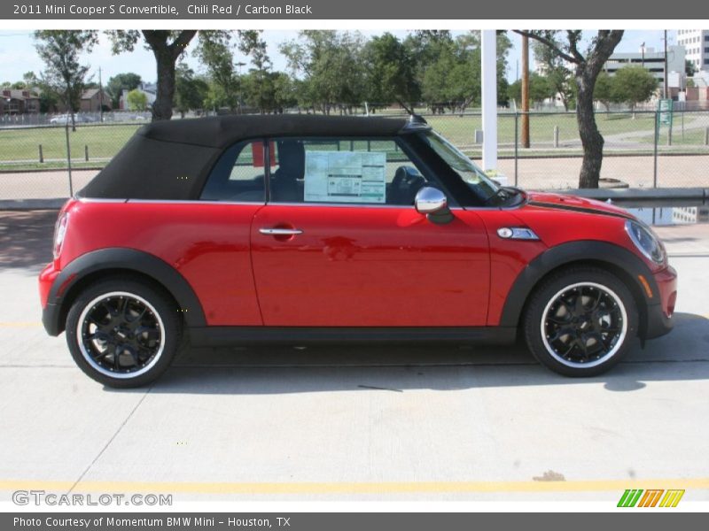 Chili Red / Carbon Black 2011 Mini Cooper S Convertible
