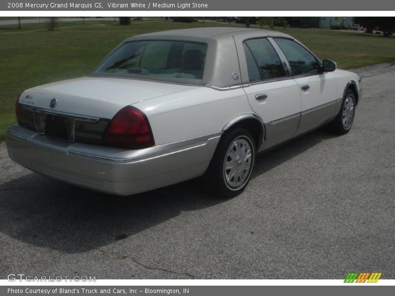 Vibrant White / Medium Light Stone 2008 Mercury Grand Marquis GS