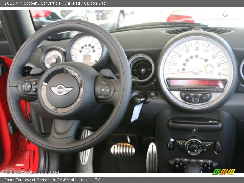 Chili Red / Carbon Black 2011 Mini Cooper S Convertible