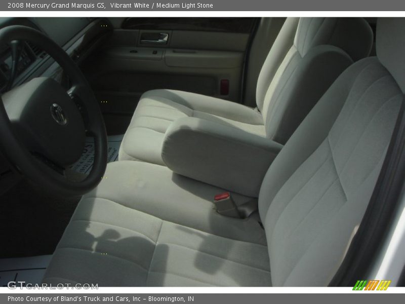 Vibrant White / Medium Light Stone 2008 Mercury Grand Marquis GS