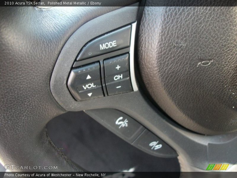 Polished Metal Metallic / Ebony 2010 Acura TSX Sedan