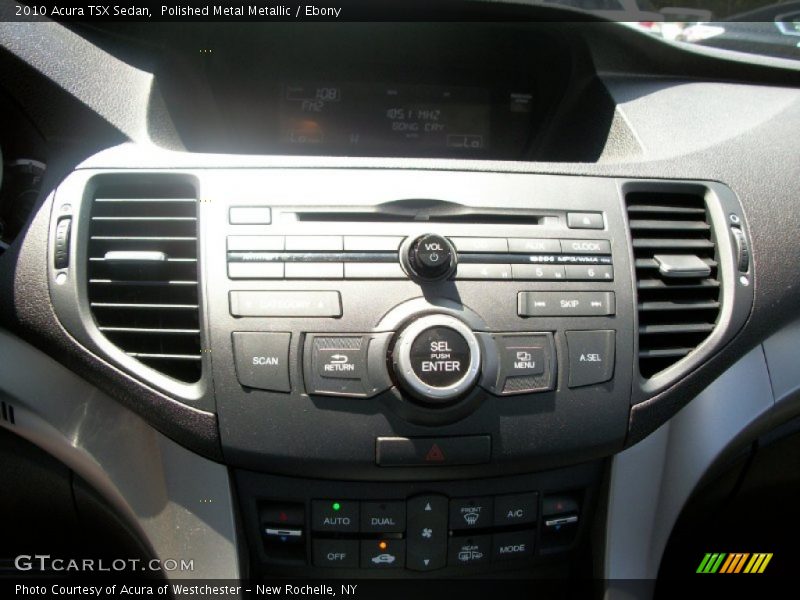 Polished Metal Metallic / Ebony 2010 Acura TSX Sedan