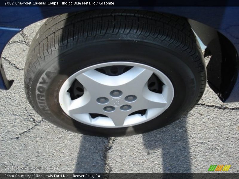 Indigo Blue Metallic / Graphite 2002 Chevrolet Cavalier Coupe