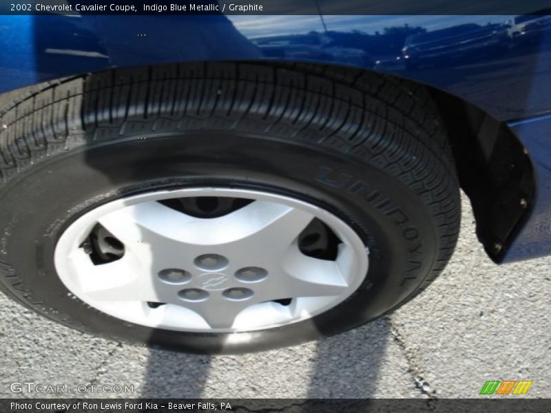 Indigo Blue Metallic / Graphite 2002 Chevrolet Cavalier Coupe