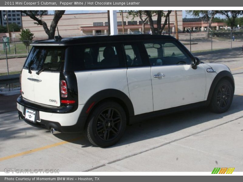 Pepper White / Hot Chocolate Lounge Leather 2011 Mini Cooper S Clubman