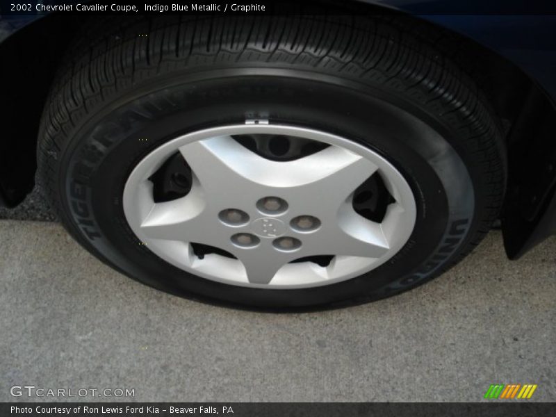 Indigo Blue Metallic / Graphite 2002 Chevrolet Cavalier Coupe