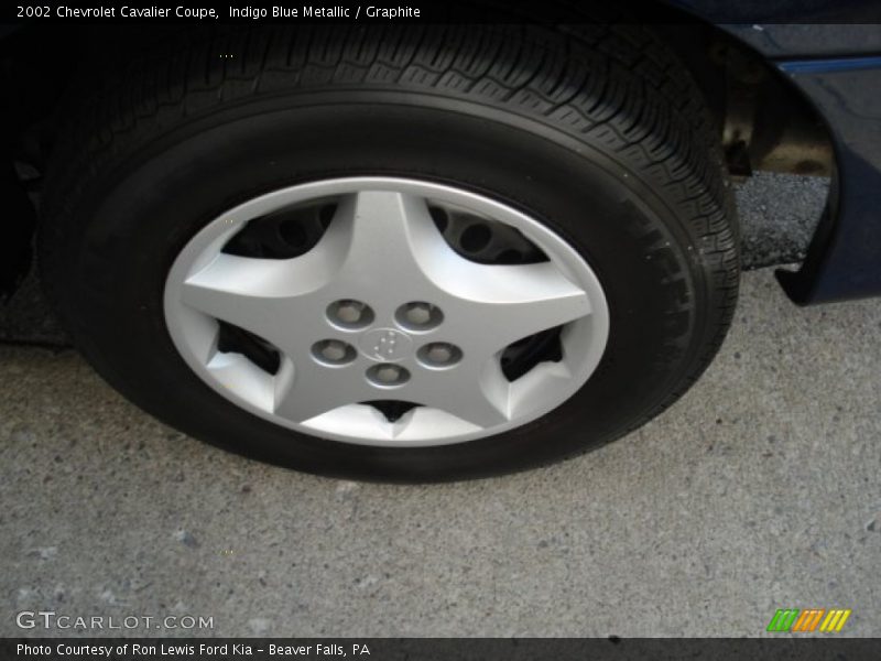 Indigo Blue Metallic / Graphite 2002 Chevrolet Cavalier Coupe