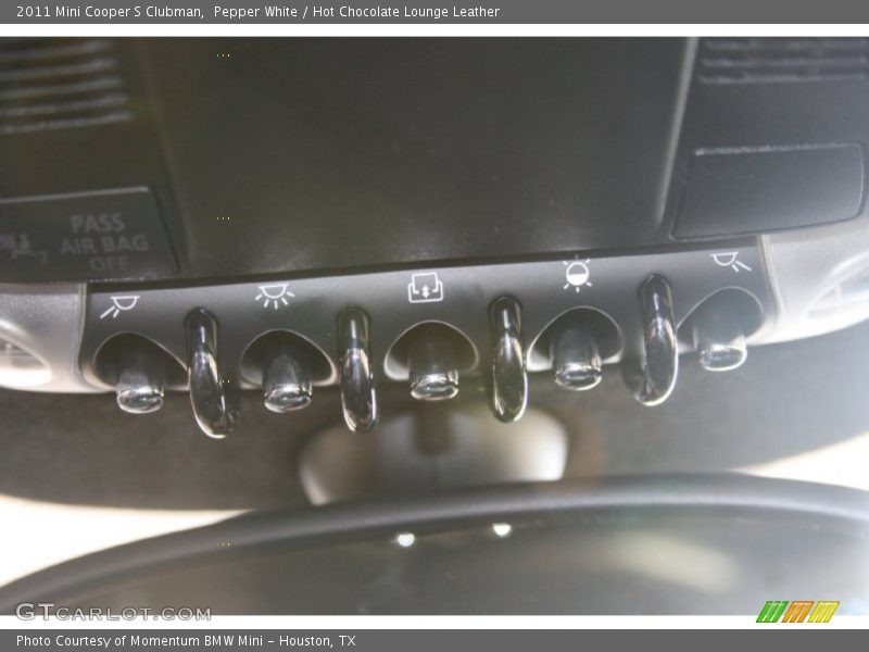 Pepper White / Hot Chocolate Lounge Leather 2011 Mini Cooper S Clubman