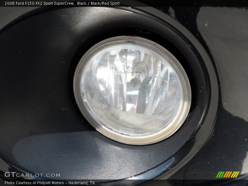 Black / Black/Red Sport 2008 Ford F150 FX2 Sport SuperCrew