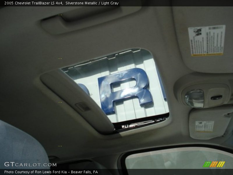 Silverstone Metallic / Light Gray 2005 Chevrolet TrailBlazer LS 4x4