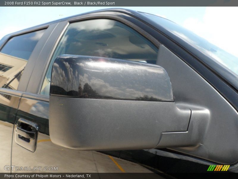Black / Black/Red Sport 2008 Ford F150 FX2 Sport SuperCrew