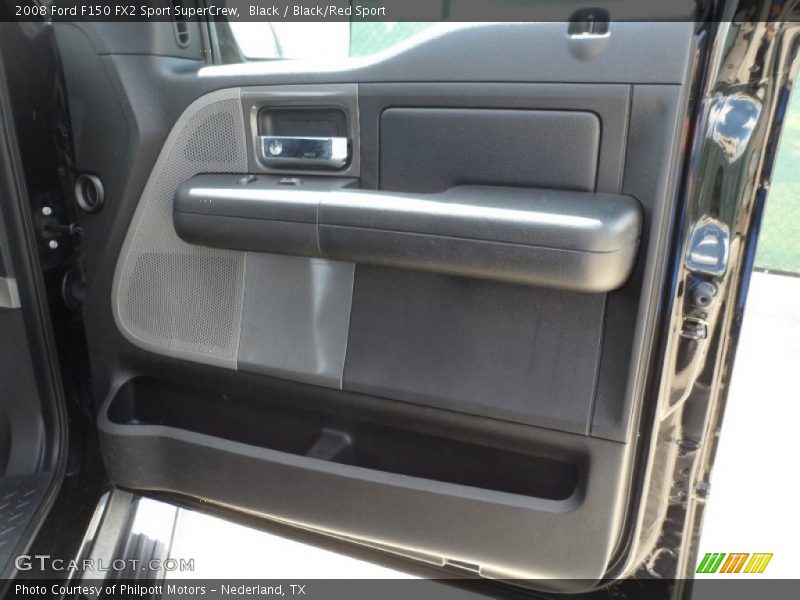 Black / Black/Red Sport 2008 Ford F150 FX2 Sport SuperCrew