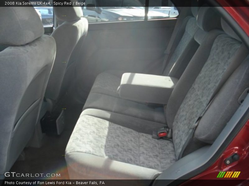 Spicy Red / Beige 2008 Kia Sorento LX 4x4