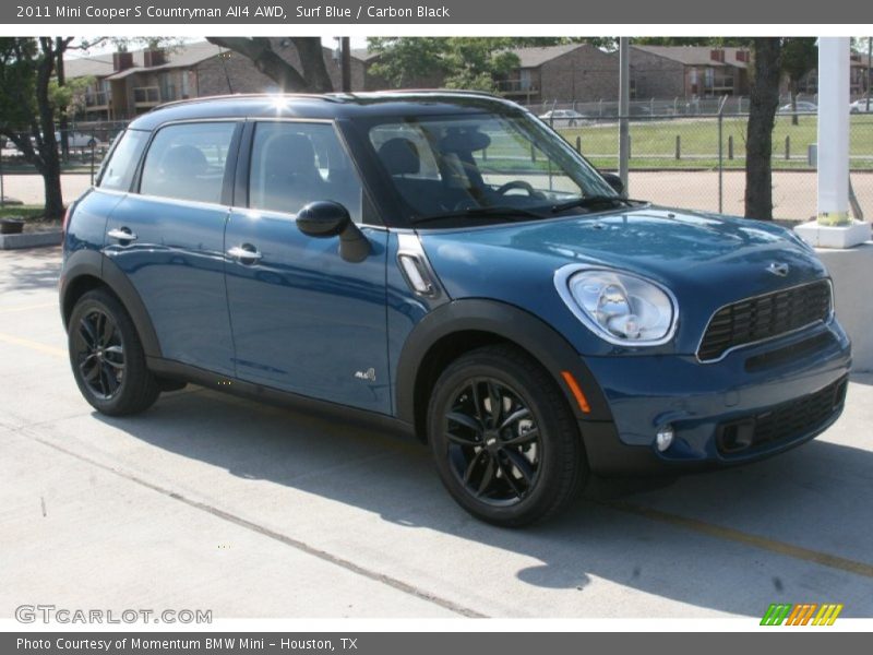 Surf Blue / Carbon Black 2011 Mini Cooper S Countryman All4 AWD