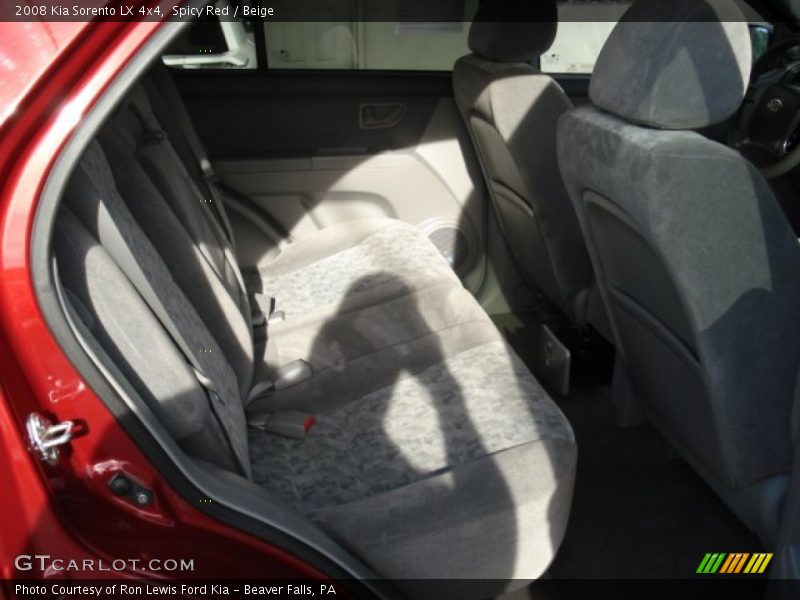 Spicy Red / Beige 2008 Kia Sorento LX 4x4