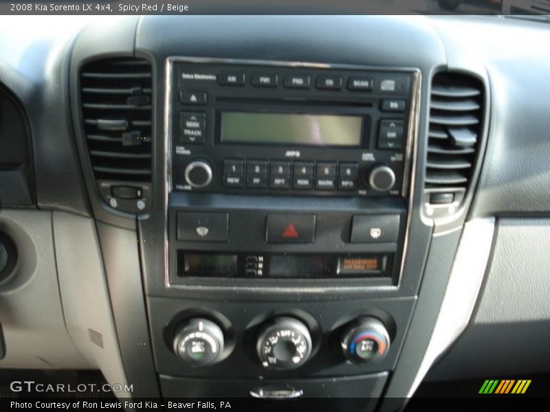 Spicy Red / Beige 2008 Kia Sorento LX 4x4