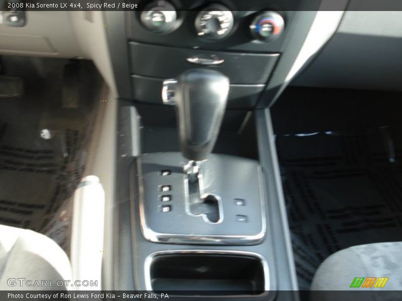 Spicy Red / Beige 2008 Kia Sorento LX 4x4
