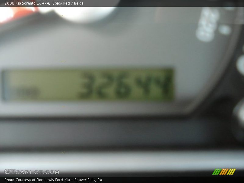 Spicy Red / Beige 2008 Kia Sorento LX 4x4
