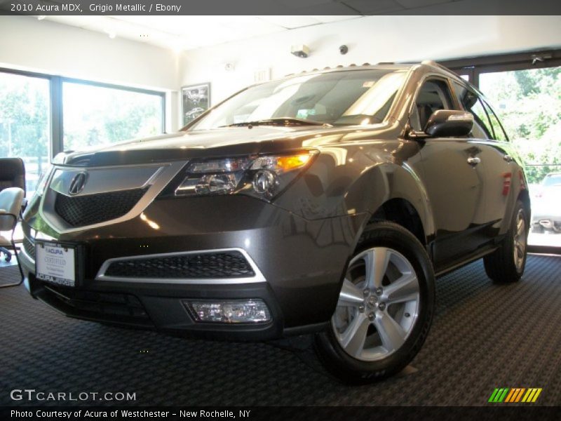 Grigio Metallic / Ebony 2010 Acura MDX