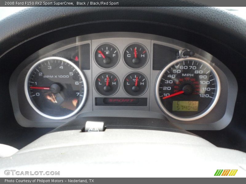  2008 F150 FX2 Sport SuperCrew FX2 Sport SuperCrew Gauges