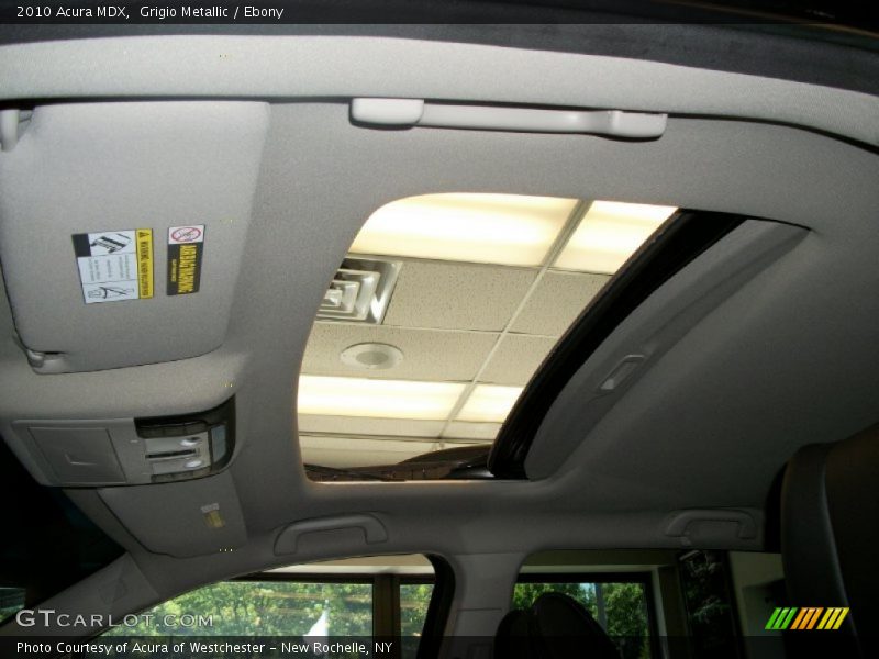 Grigio Metallic / Ebony 2010 Acura MDX