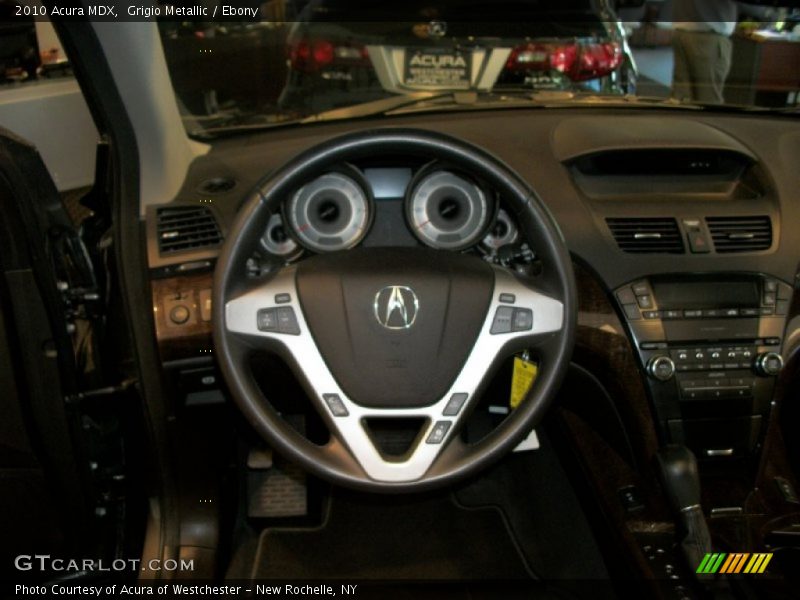 Grigio Metallic / Ebony 2010 Acura MDX
