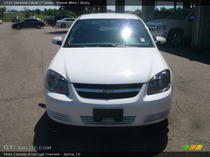 Summit White / Ebony 2010 Chevrolet Cobalt LT Sedan
