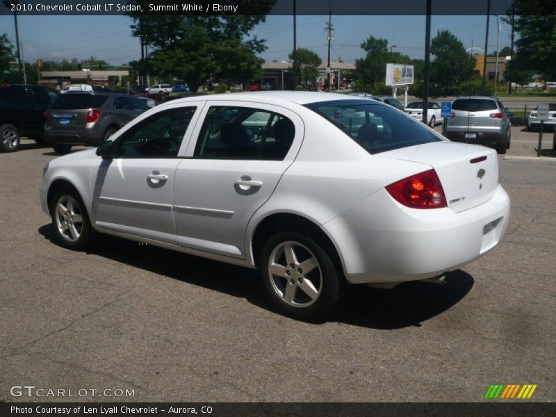 Summit White / Ebony 2010 Chevrolet Cobalt LT Sedan